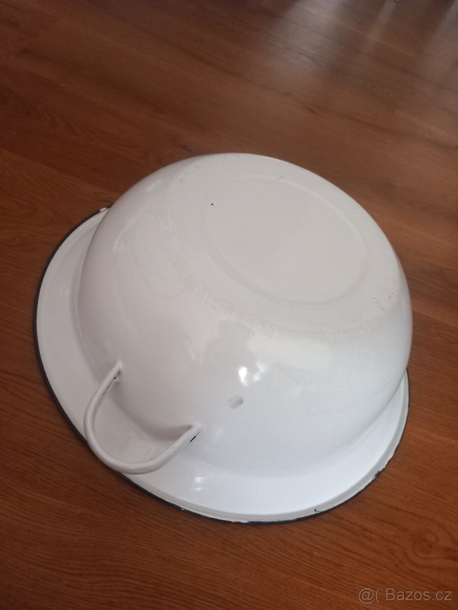 Velká smaltovana misa, made in Czechoslovakia - 5