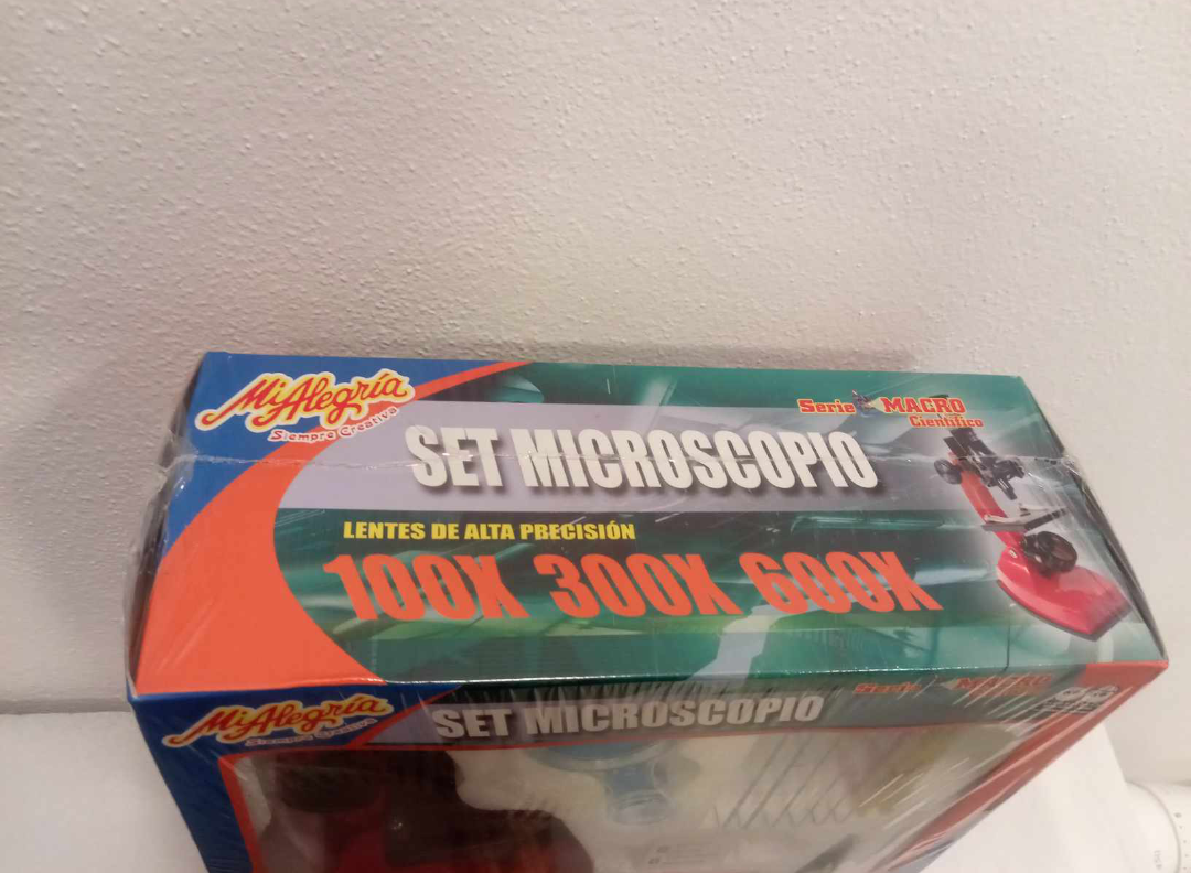 Dětský set mikroskop zcela nový +doplňky SLEVU hračka - 5