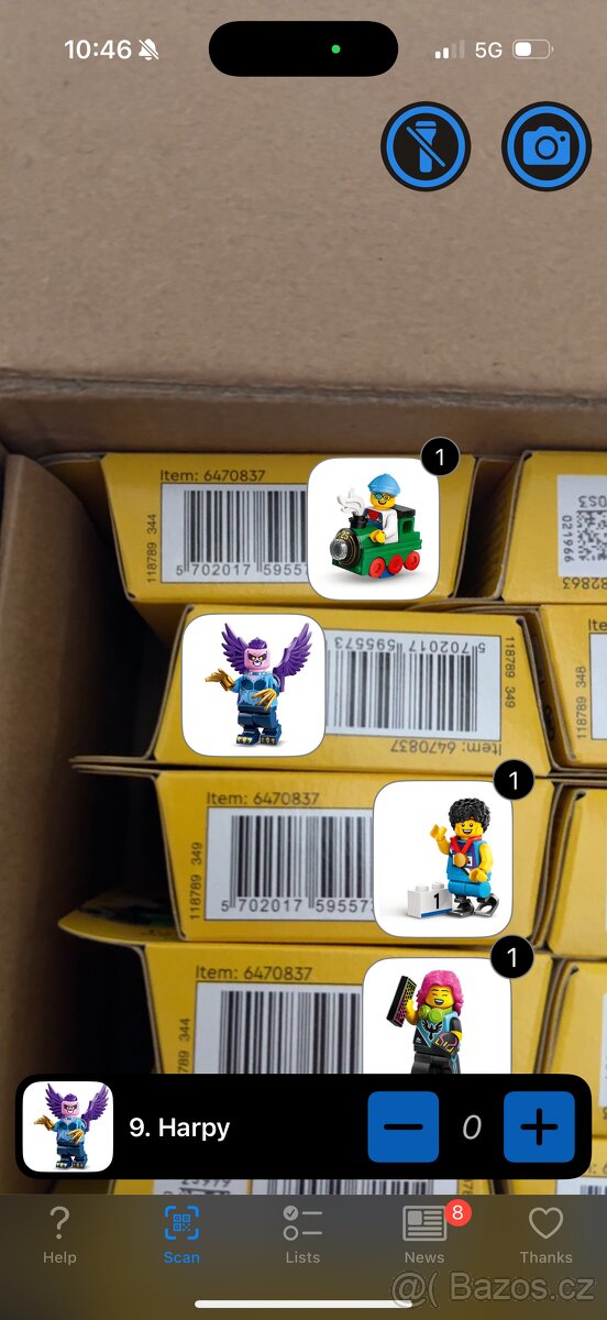 Lego minifigurky 71045 a 71048 kompletní serie - 5