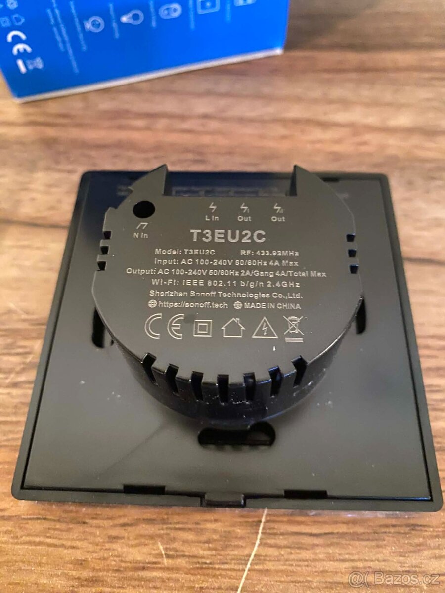 SONOFF dotykový WiFi spínač - 2 tlačítka - 5