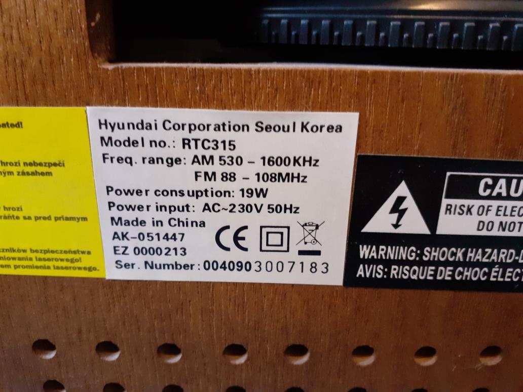 gramofon Hyundai 2005 - 5