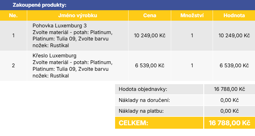 Pohovka a křeslo LUXEMBURG 3 - 5