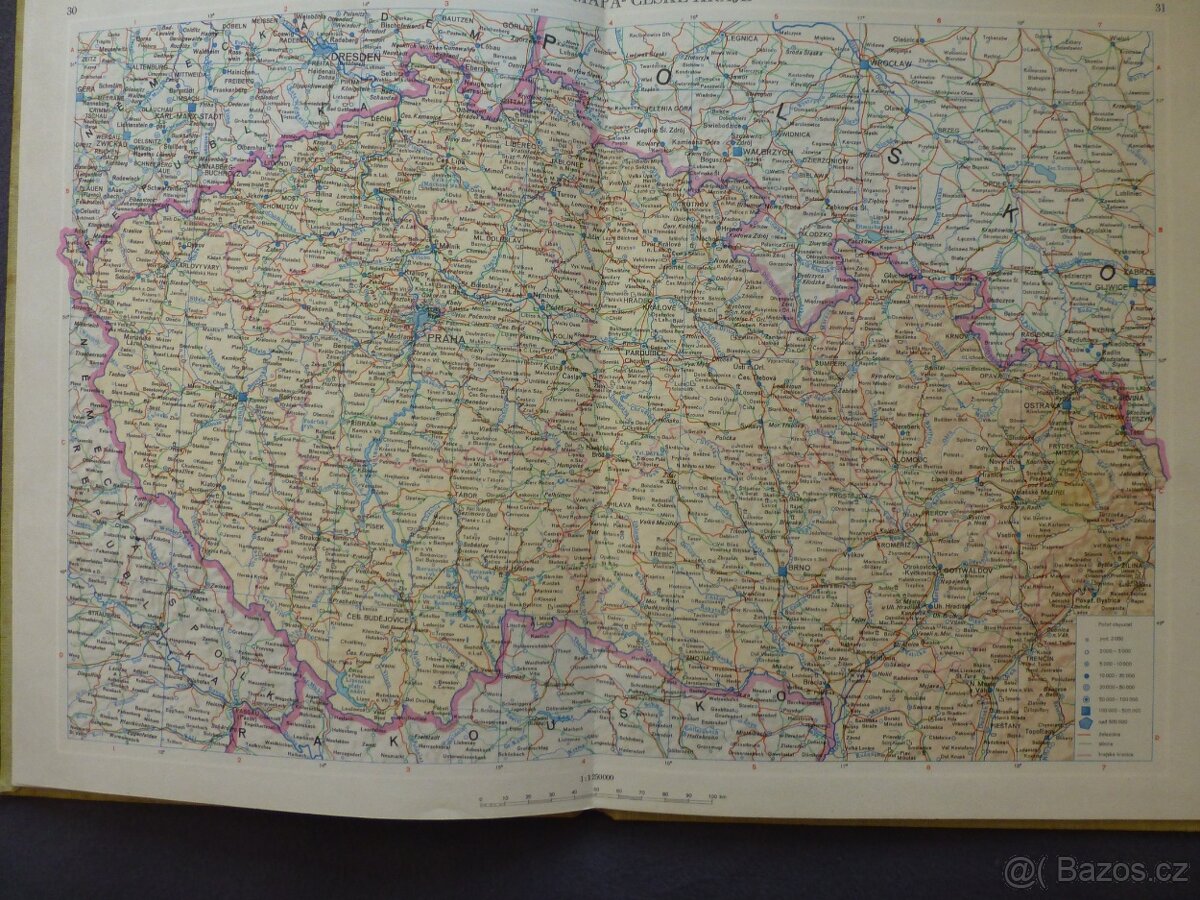 Atlas ČSSR rok 1962 TOP STAV - 5