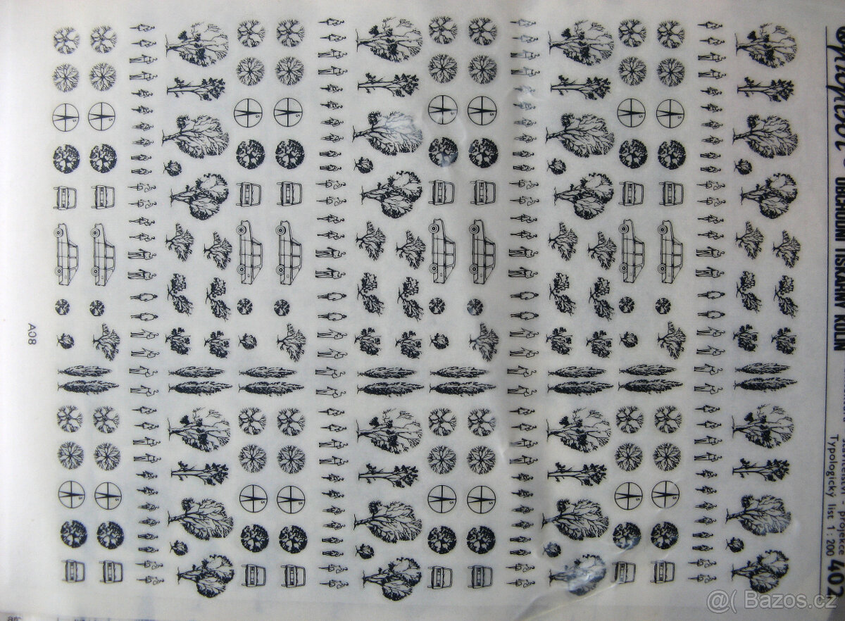 Propisot (suché propisovací obtisky) z 80.let - 5