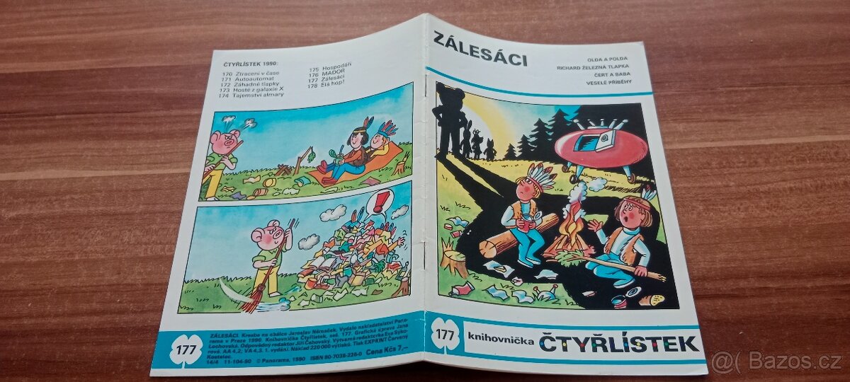 Čtyřlístek ročník 1990 - 5
