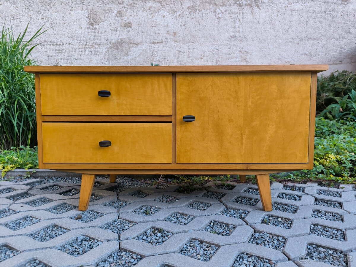 Retro komoda / skříňka NDR - Brusel 60. léta - 5