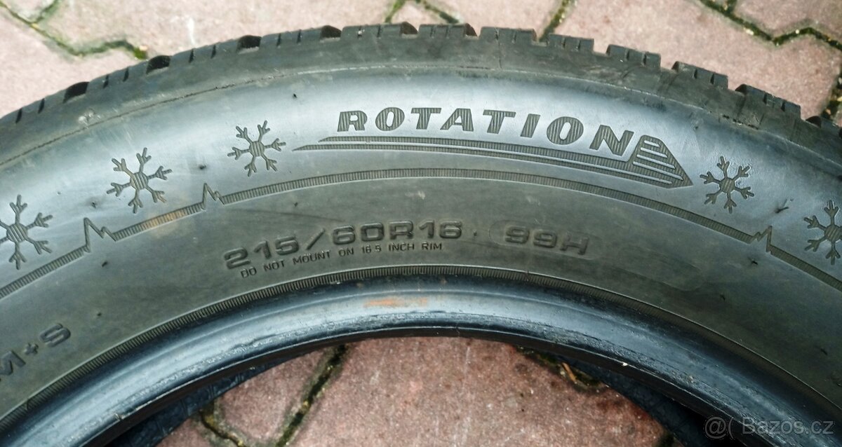 Pneu Dunlop Winter Sport 5 215/60/16 - 5