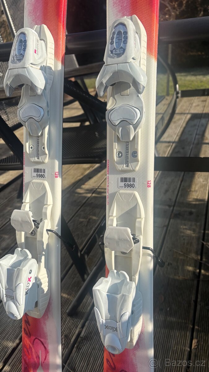 Lyže 128cm Dynastar dívčí, Lyžařské boty 280mm Wedze - 5