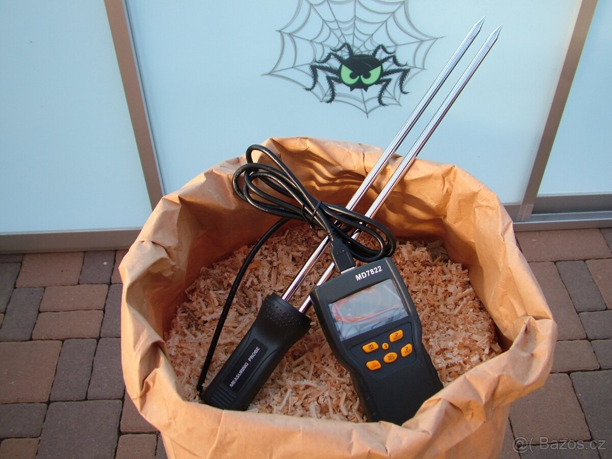 Vlhkoměr na výrobu dřevěných briket ,pelet - 5