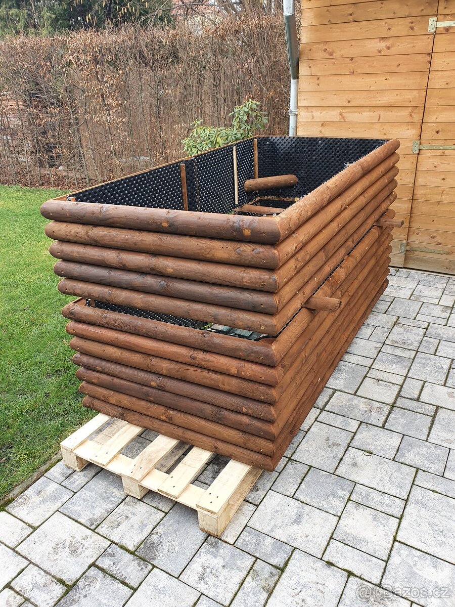 Nadzemní (vyvýšený) záhon o rozměru 150x60x48cm-4ks skladem - 5