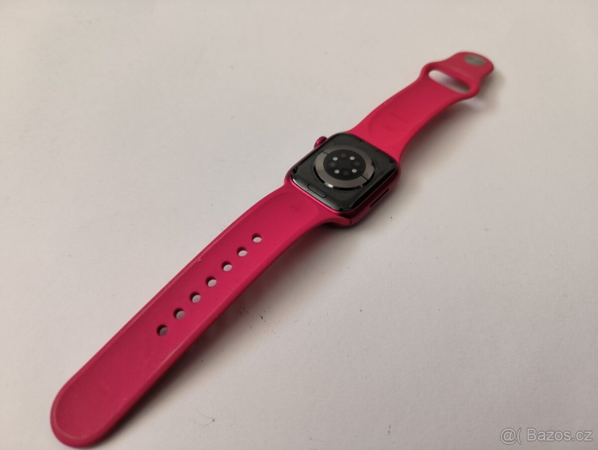 apple watch 7 41mm Red / Batéria 85% - 5