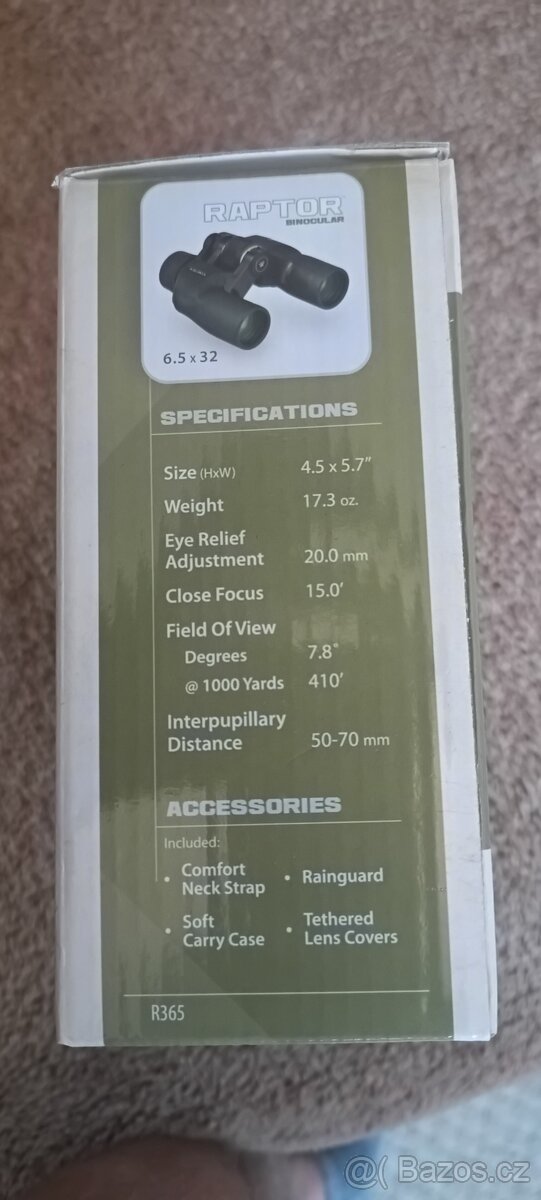 Dalekohled Vortex Raptor 6,5x32 - 5