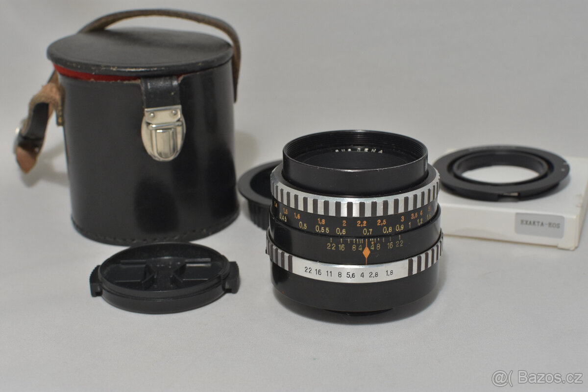 PANCOLAR 50/1,8 + REDUKCE PRO CANON . - 5