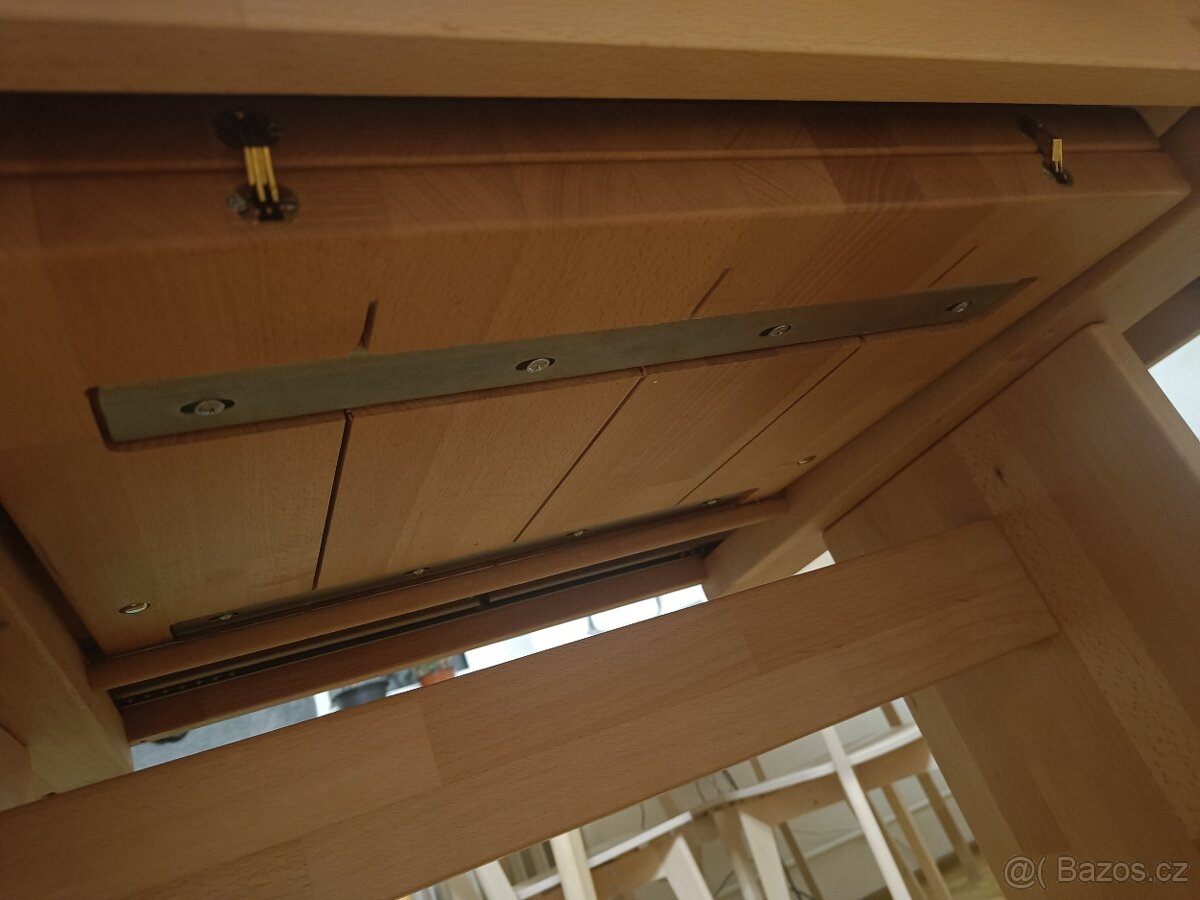 Dubový rozkládací stůl z XXX Lutz - 5