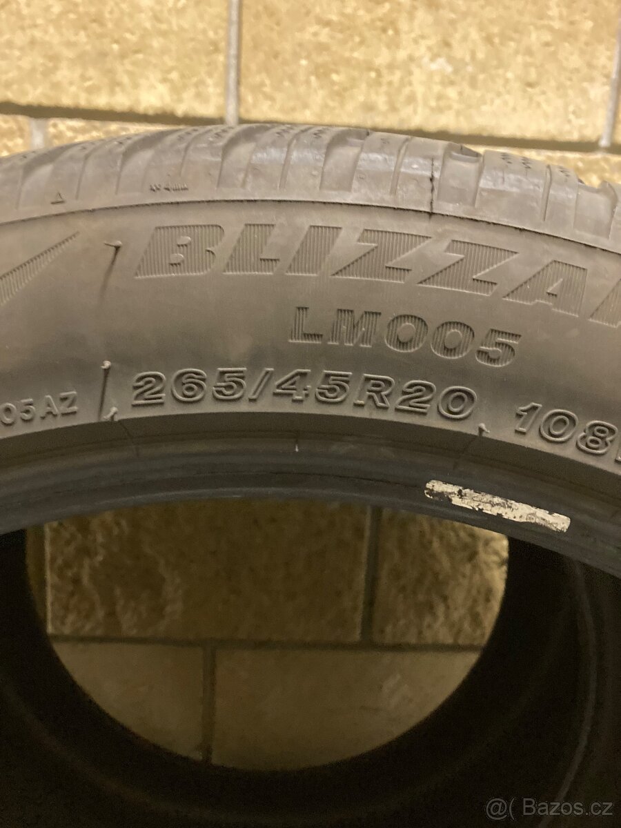 265/45 R20 zimní - 5