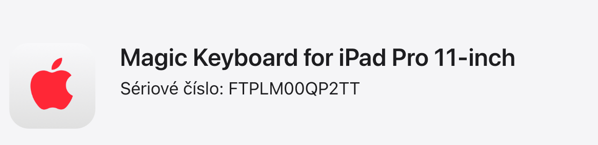 Apple Magic Keyboard for iPad PRO 11 - 5