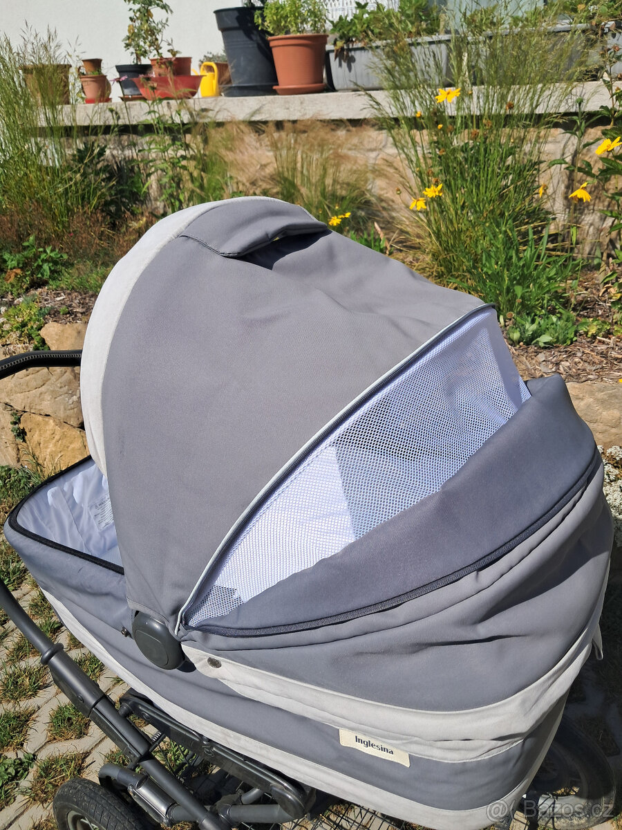 Inglesina hluboký kočár a Cybex autosedačka - 5