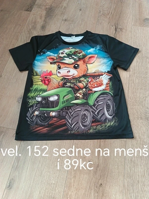 Nabízím chlapecké oblečení po synovi vel. 128/140 - 5