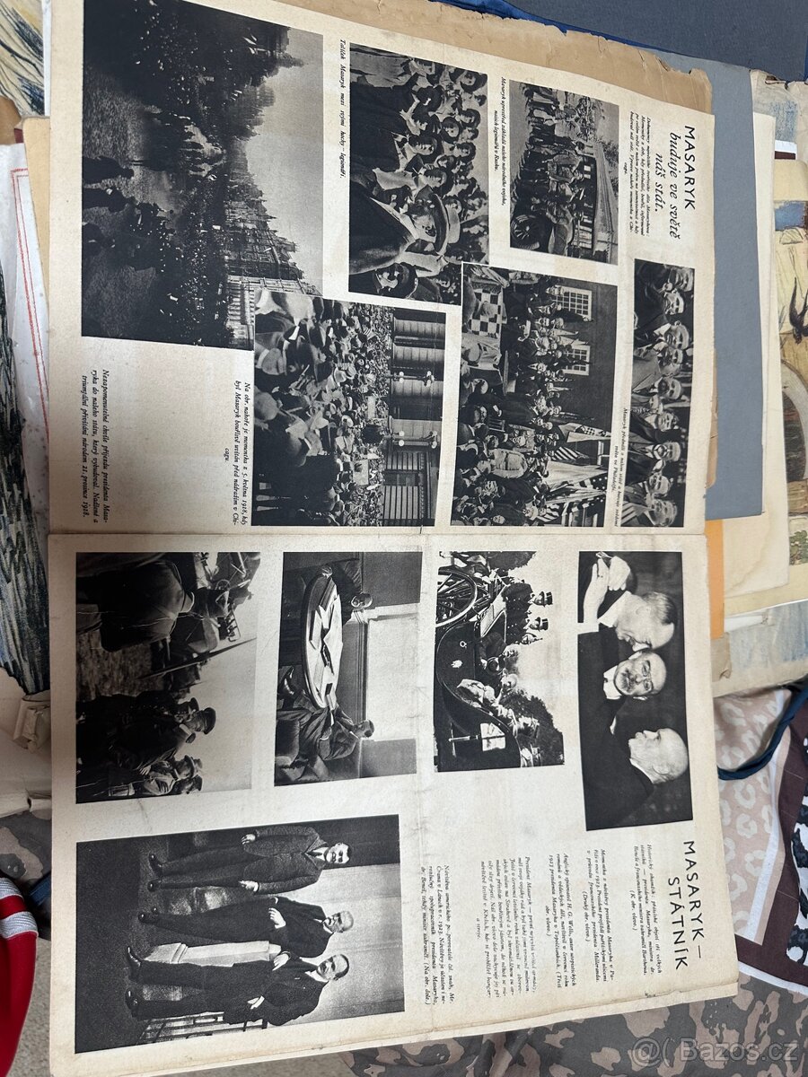 Archivní Plány Vily Krnov (1929) + Tisky TGM (1937) - 5