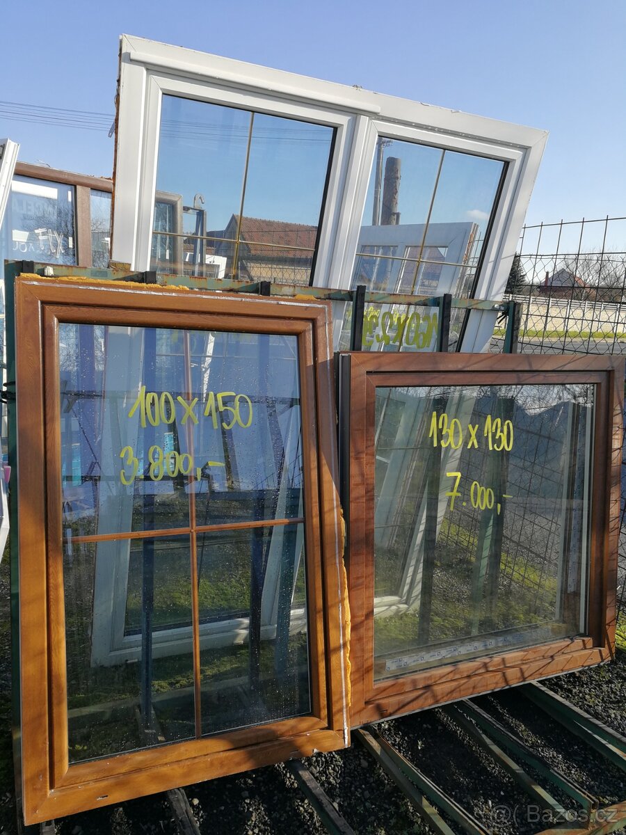 okno zlatý dub použité - 5