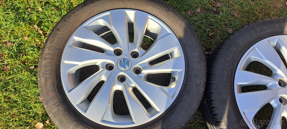Originál ALU kola Suzuki SX4 Scross R17 + letní gumy - 5