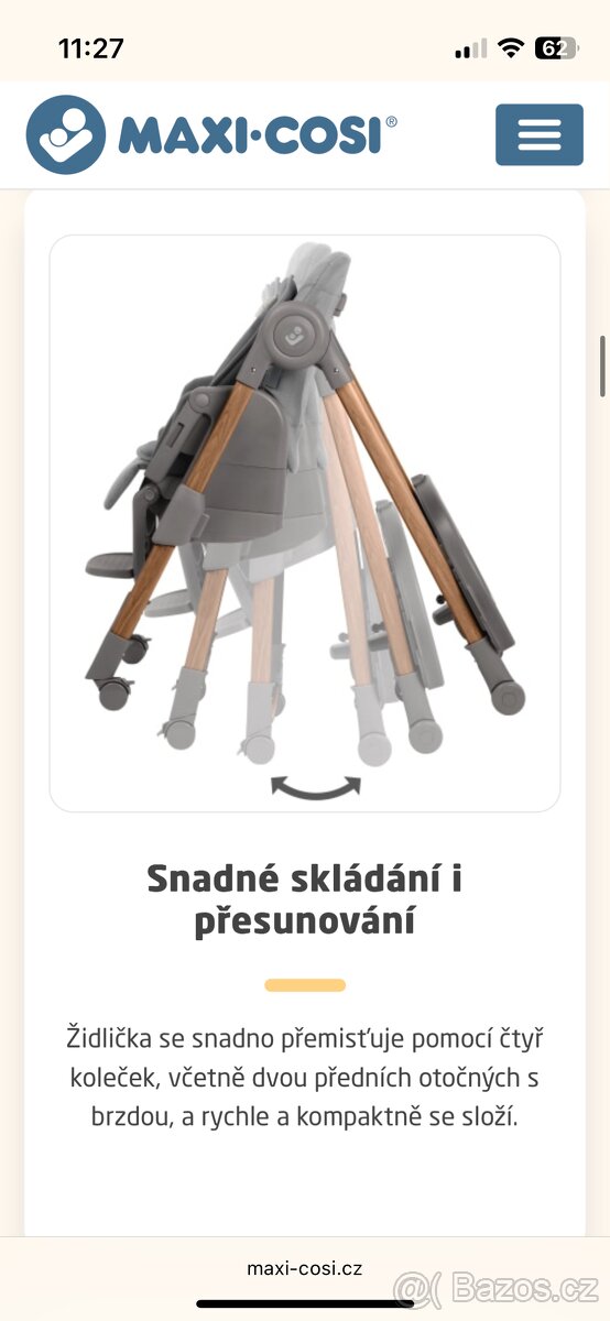 Jídelní židlička Maxi Cosi Minla - 5