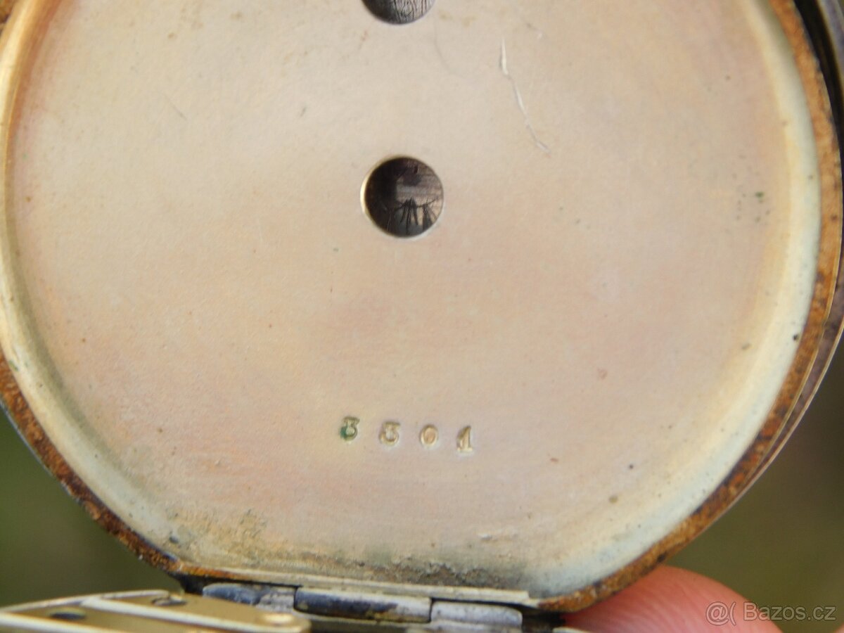 Starožitné kapesní hodinky - klíčovky Francie 1860 - 5