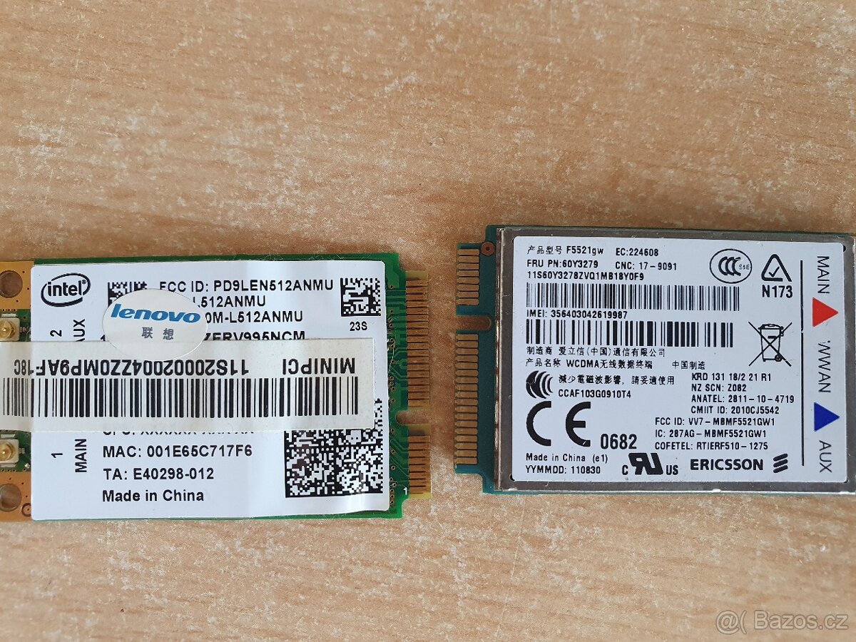 Wifi moduly, kus : 150kč. - 5