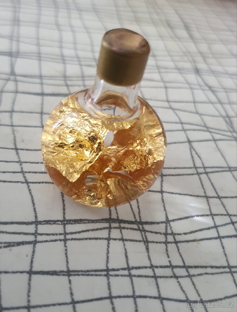 Skleněná lahvička se zlatem - 5