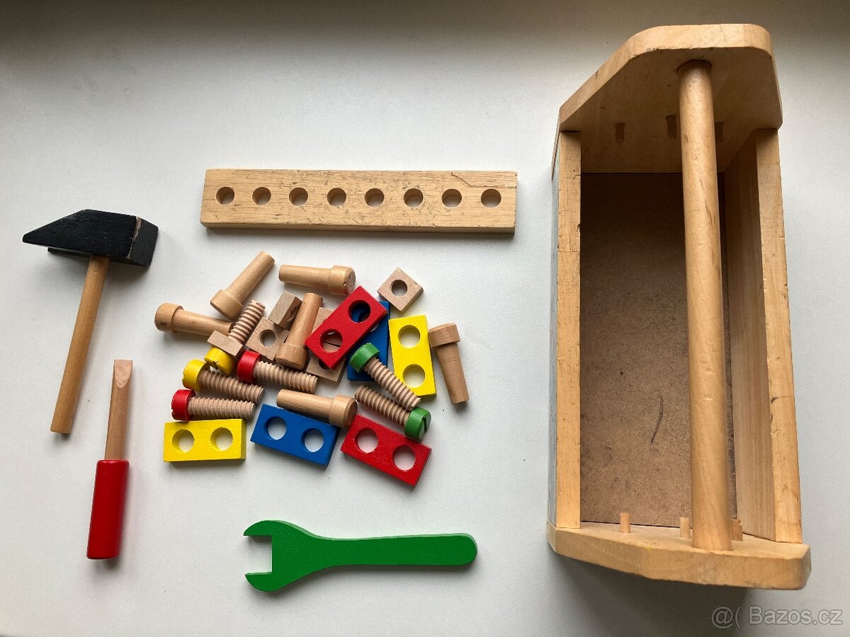 Dřevěný box s nářadím značka Small foot - 5