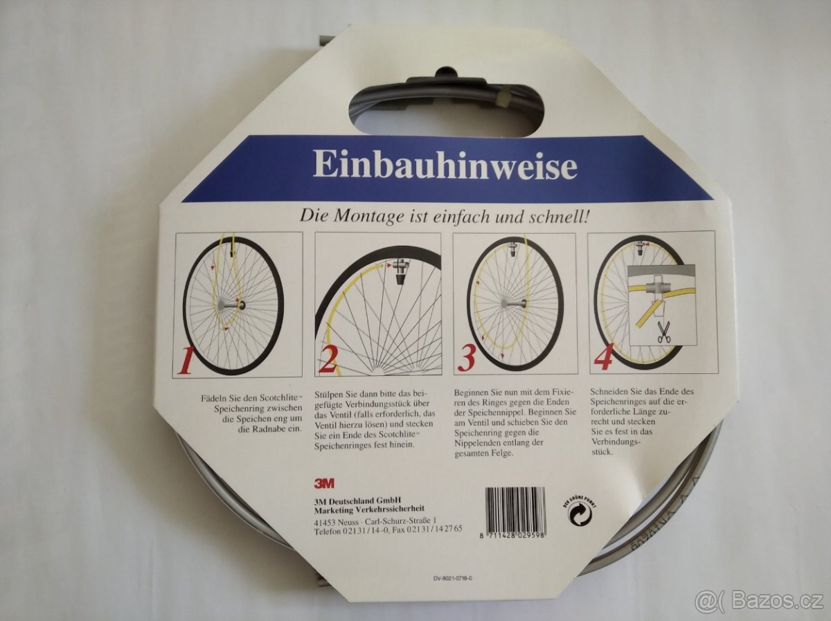 Sada reflexních prutů do výpletu kola - 5