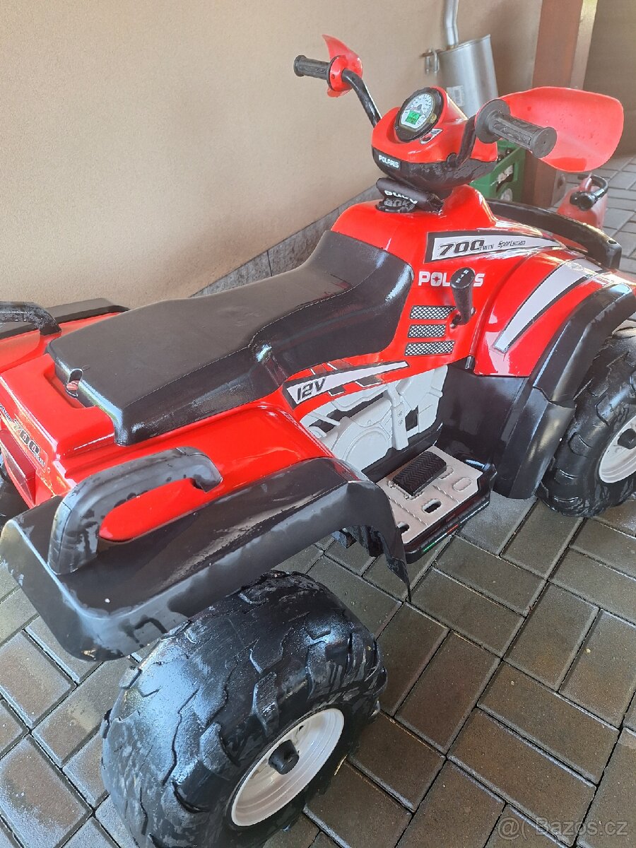 Dětská elektrická čtyřkolka Peg Perego 12V