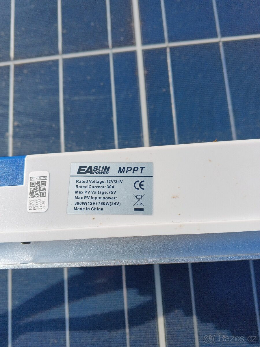 Solární nabíječka 30A 12V, 24V, ... - 5