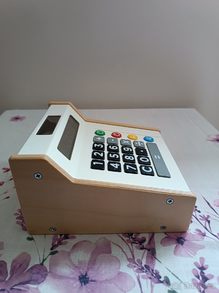 Dřevěná pokladna z ikea - 5