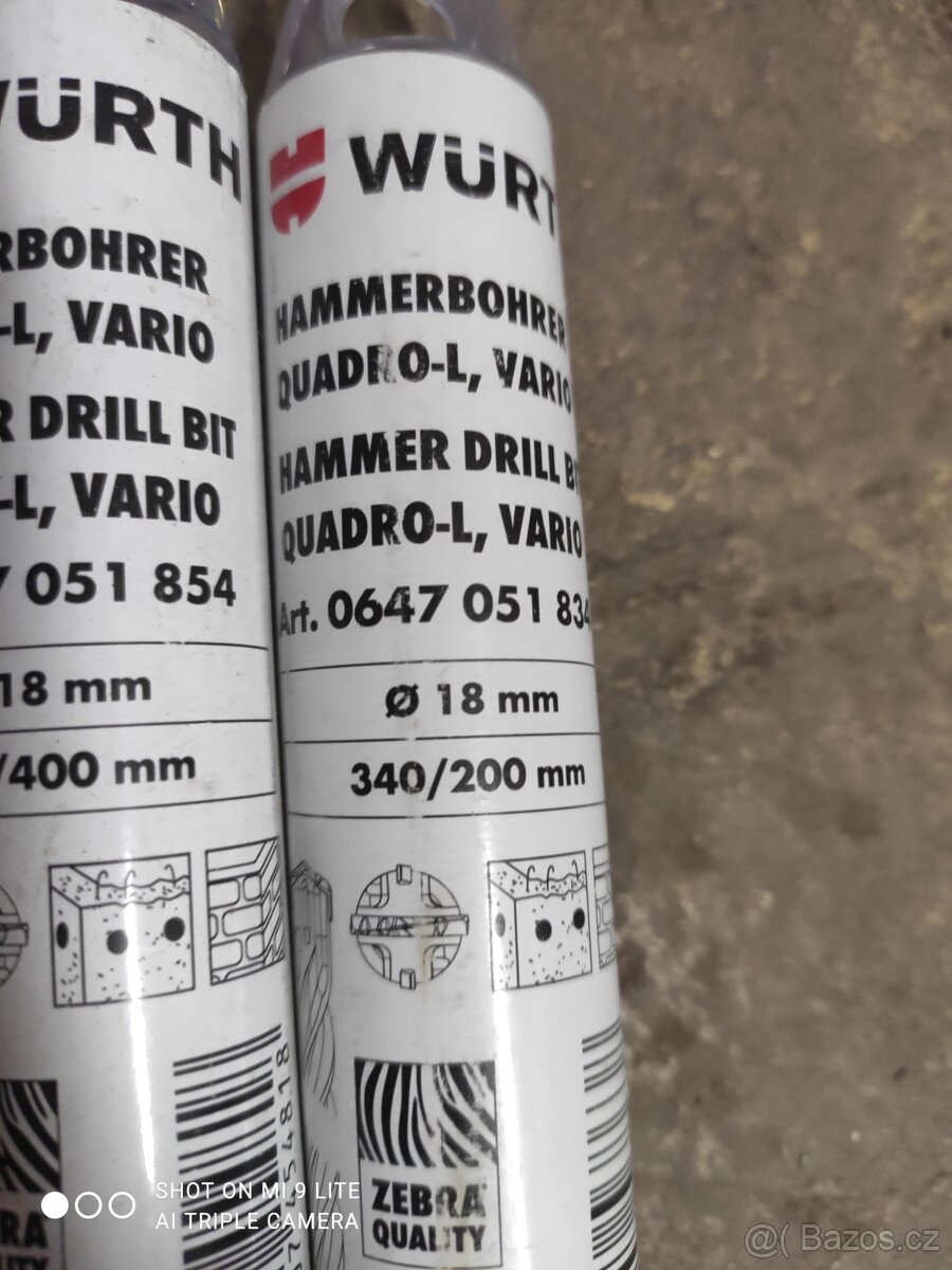 Hilti Wurth vrtáky - 5
