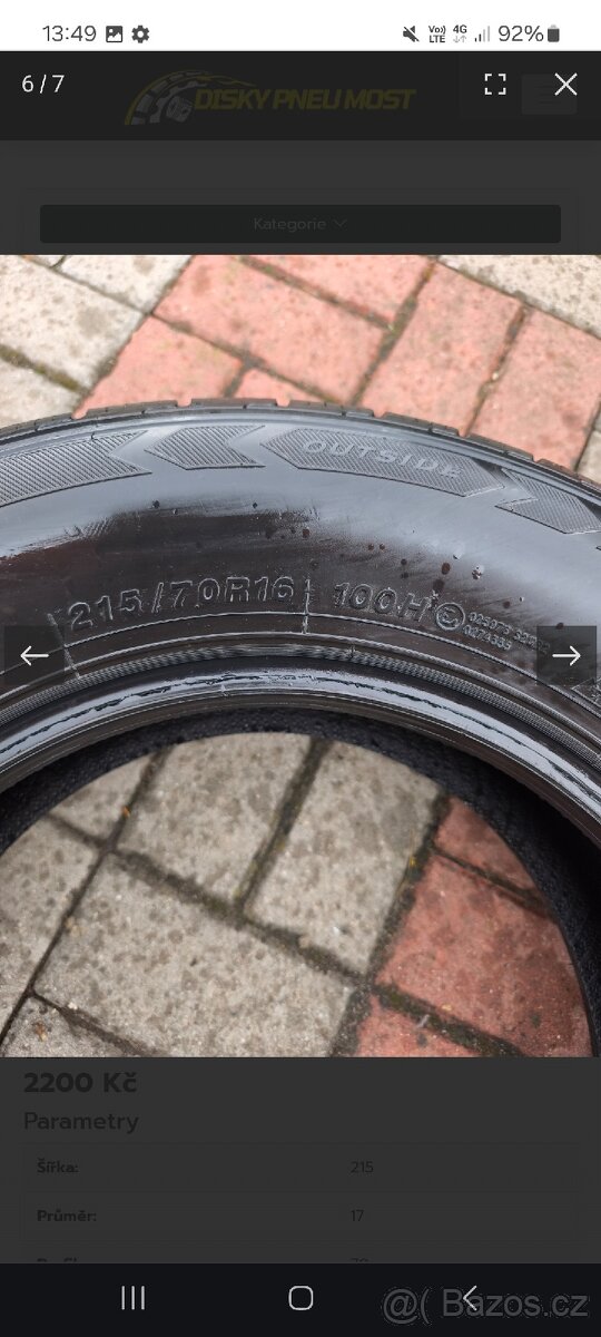 215/70R16 100H 6-7MM TRACMAX 2018 - 5
