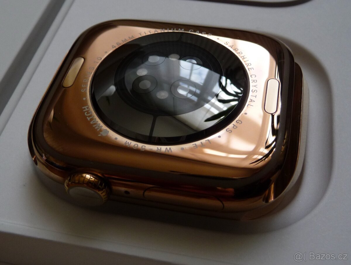 Apple Watch Series 10 46mm zlatý titan + milánský tah | TOP - 5