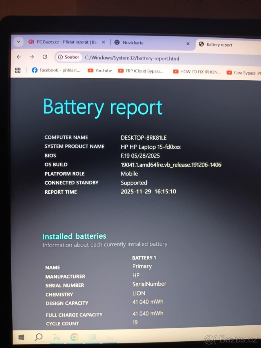 Laptot HP 15 xxx - 5