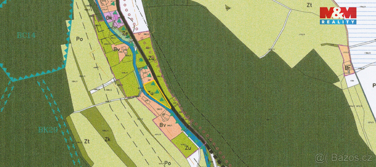 Prodej louky, 2079 m², Vápenná - 5