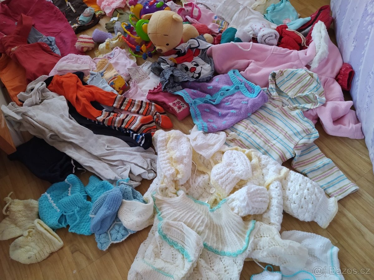 Mix oblečení 3 dívčí, velikost 80 - 5