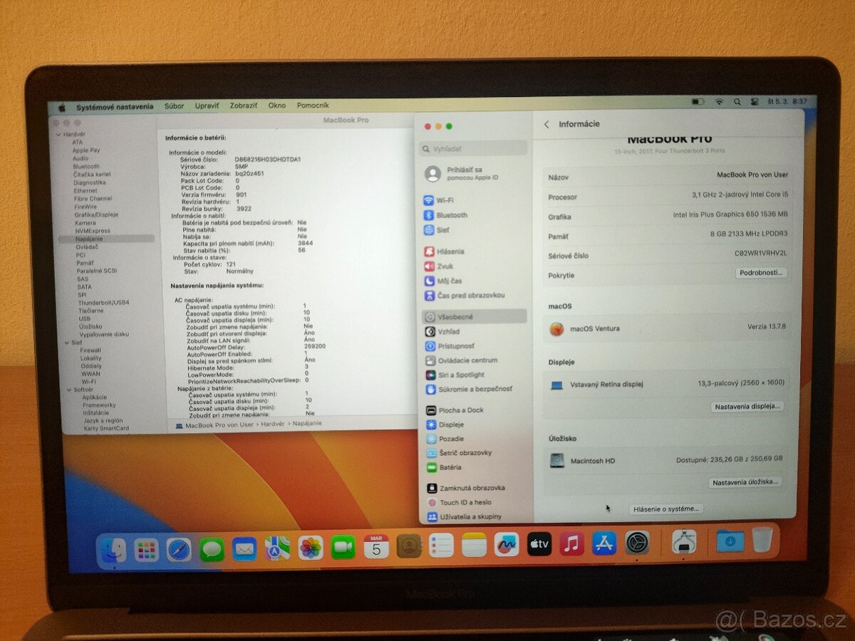 Apple MacBook Pro 13 2017 – i5 | 8GB | 256GB - 5