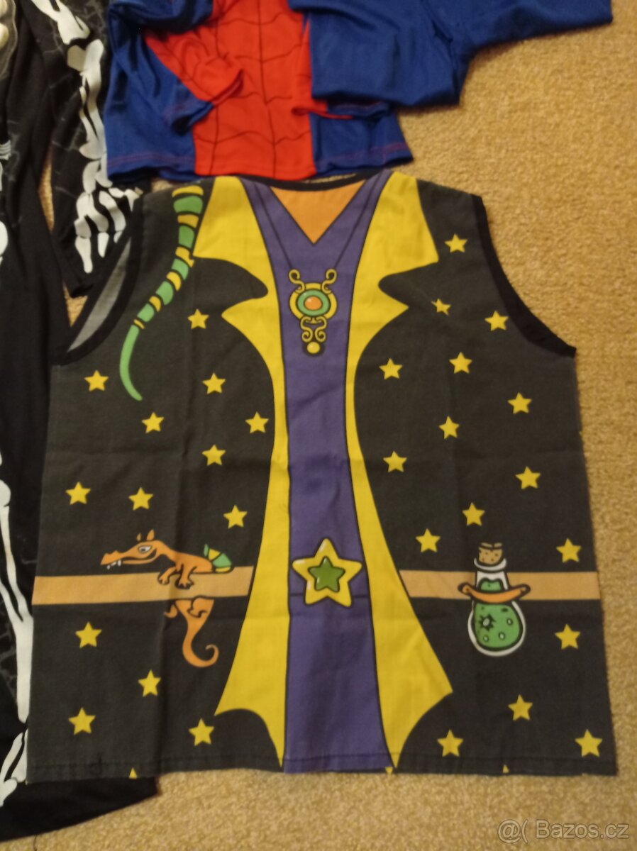 Kostým kostra vel. 140 , černokněžník - 5