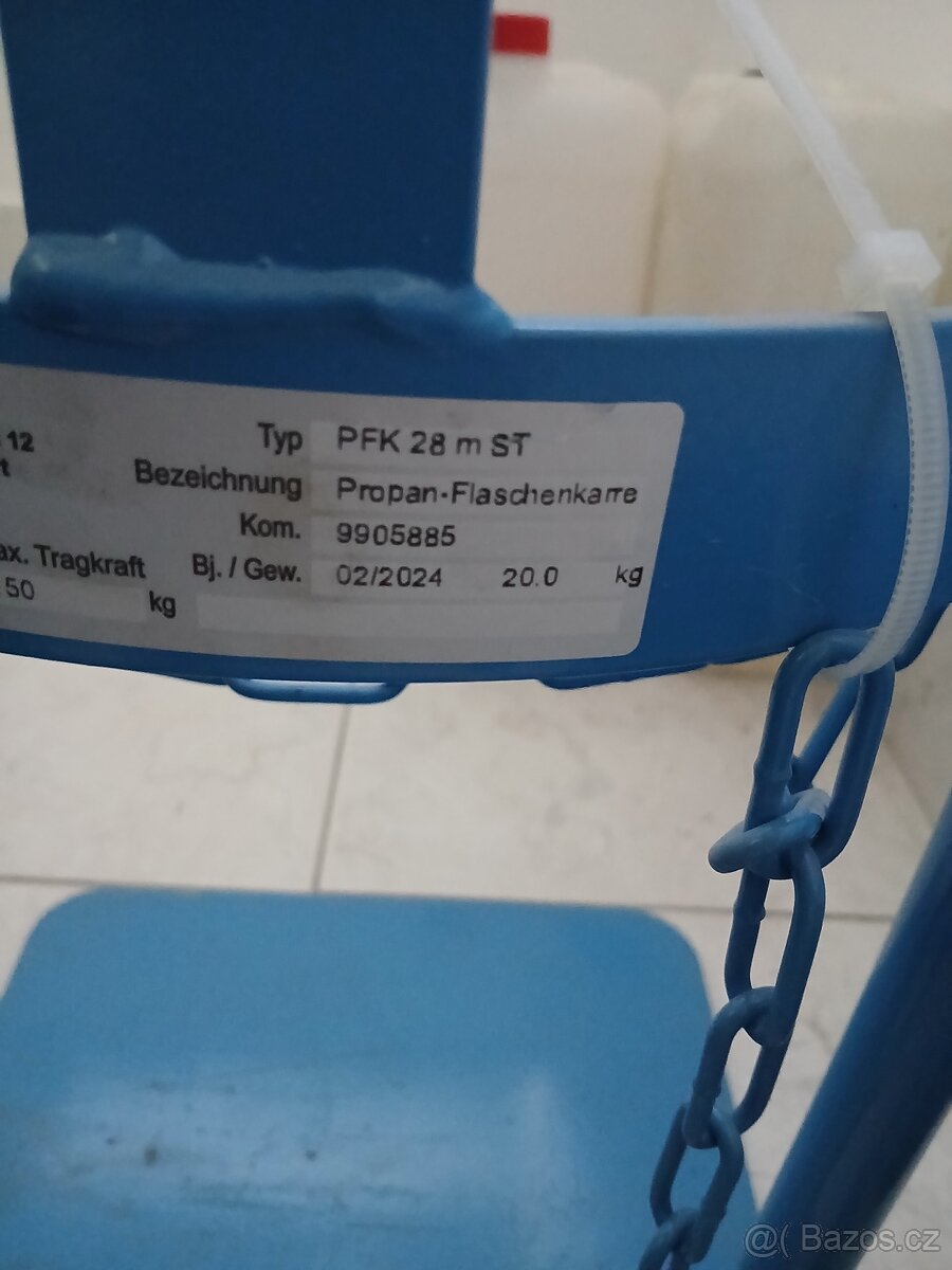 Eurokreft vozík na tlakové nádoby. - 5