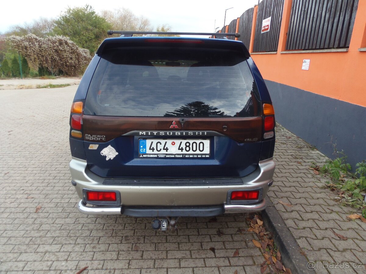Mitsubishi Pajero Sport 2.5 TD 4x4 tažné 2.8t ČR původ