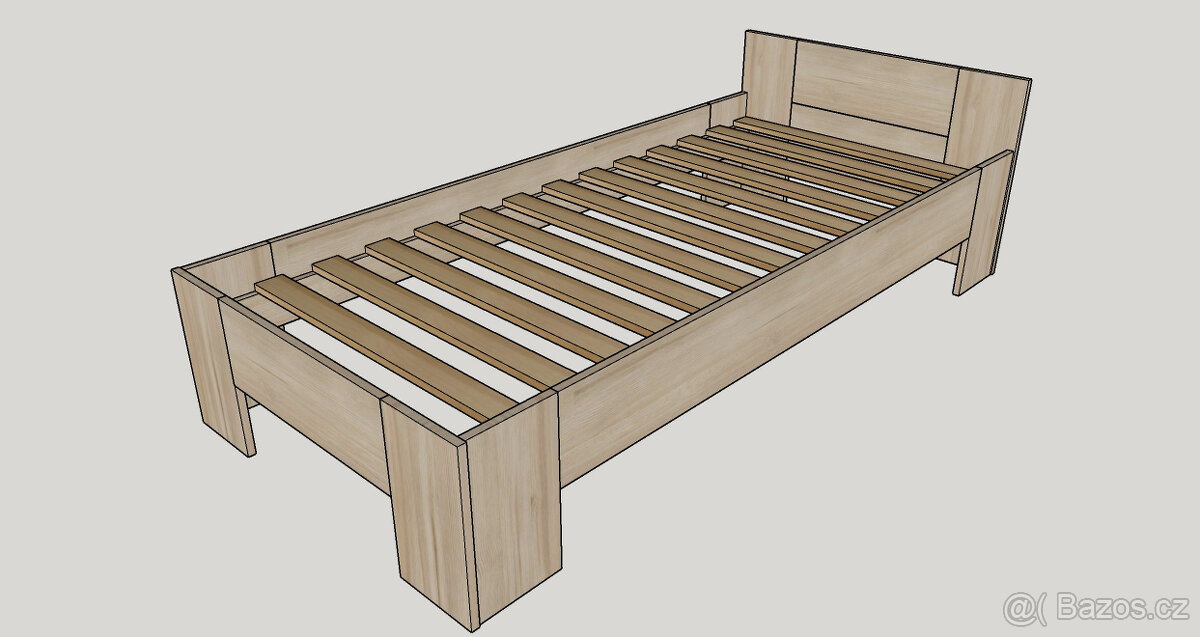 Jednolůžková postel - 5