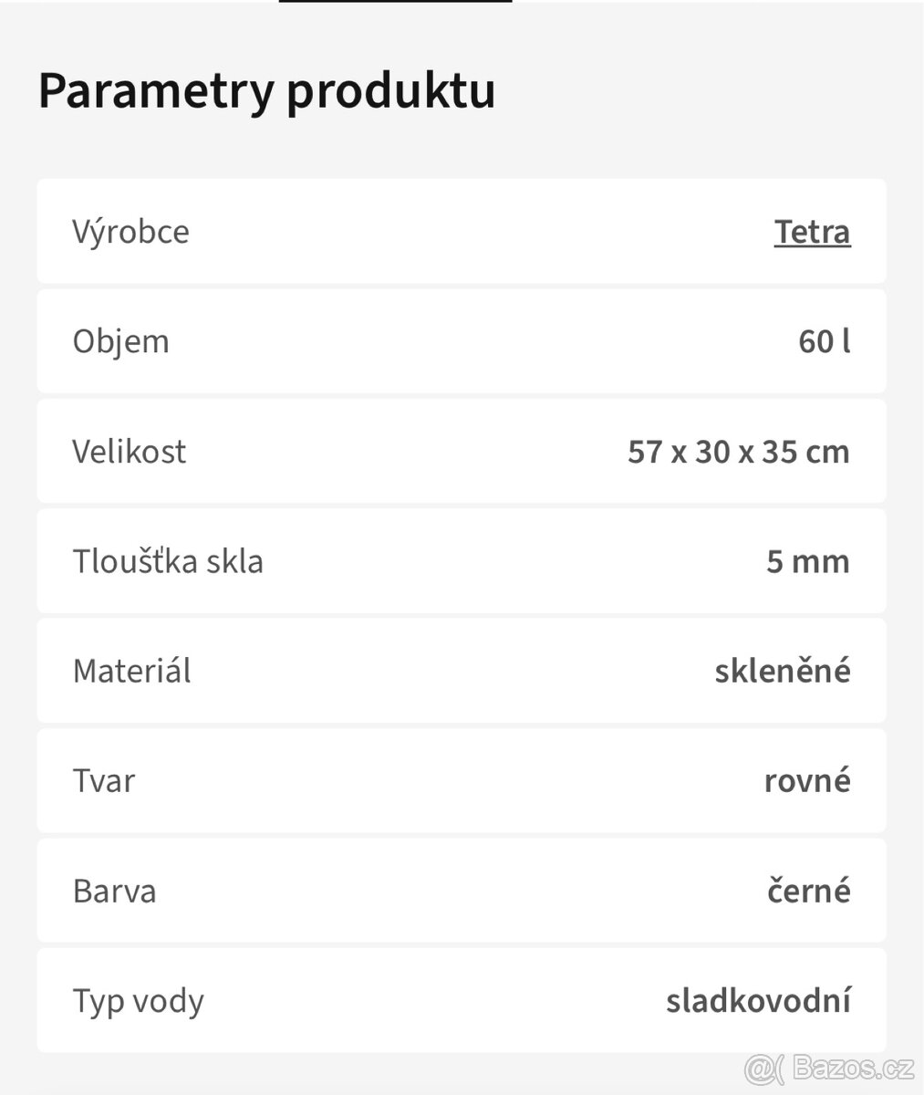 Akvárium Tetra 60l - 5