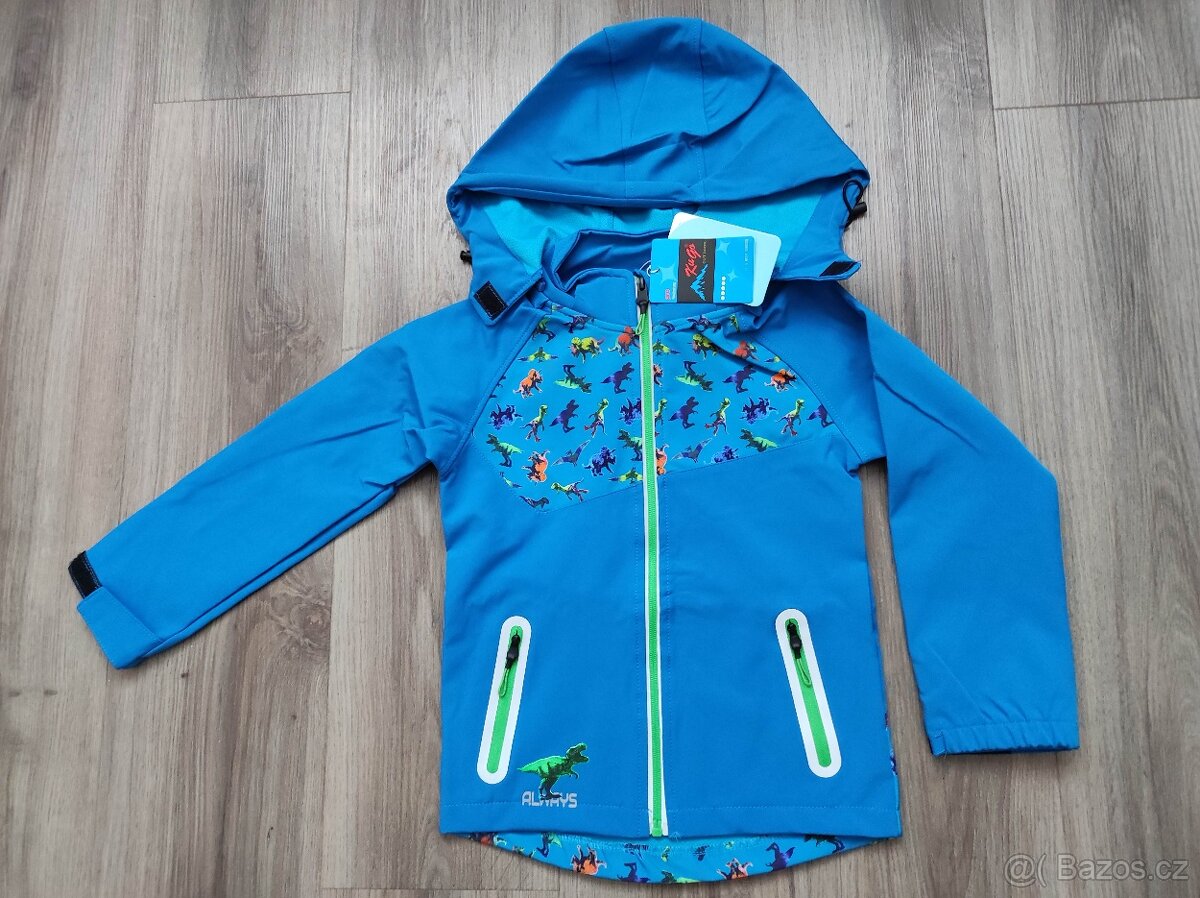 Softshellová bunda jarní chlapecká nová - 5