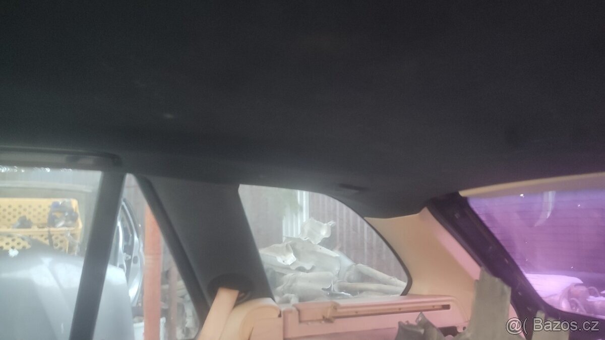 Černá stropnice BMW e53 X5 kompletní -se ŠÍBREM - 5