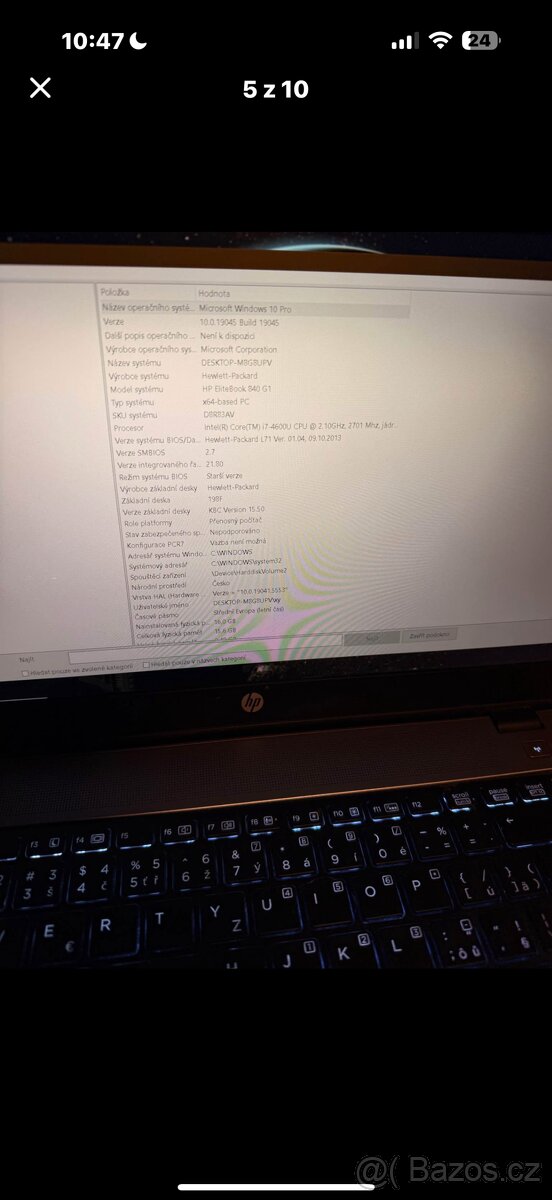 Notebook: HP Ultrabook 14” - 5