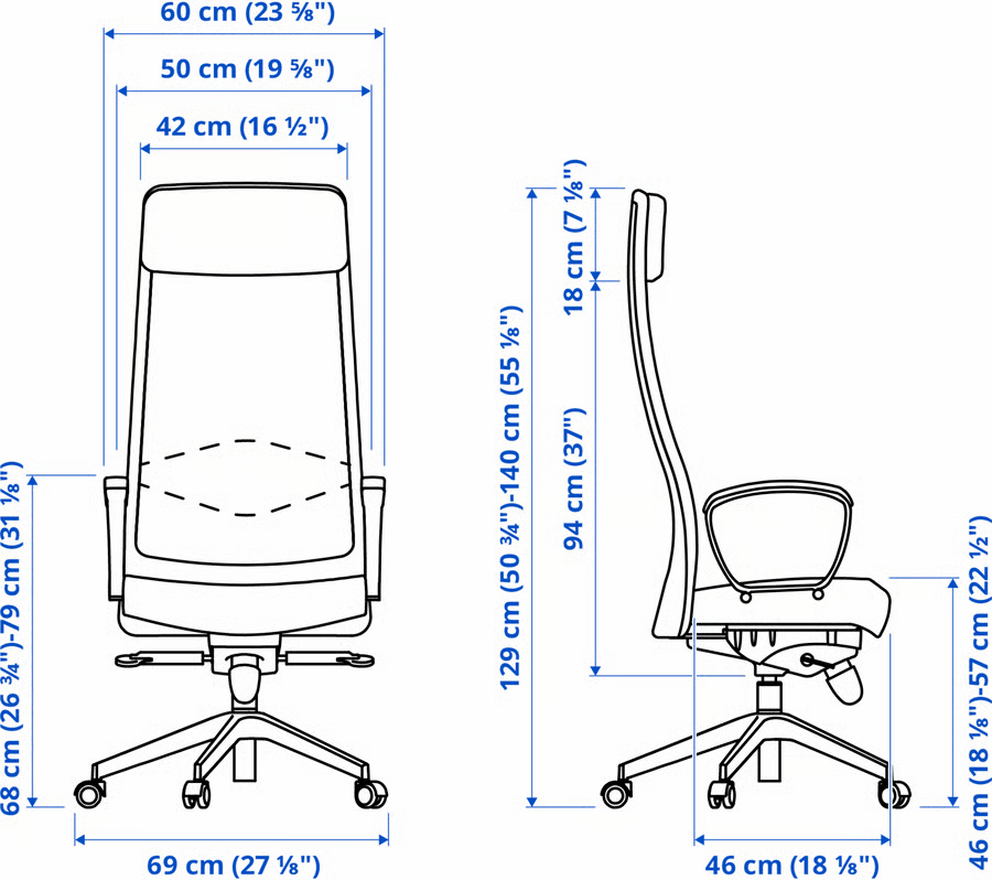 Kancelářská židle Ikea Markus - 5